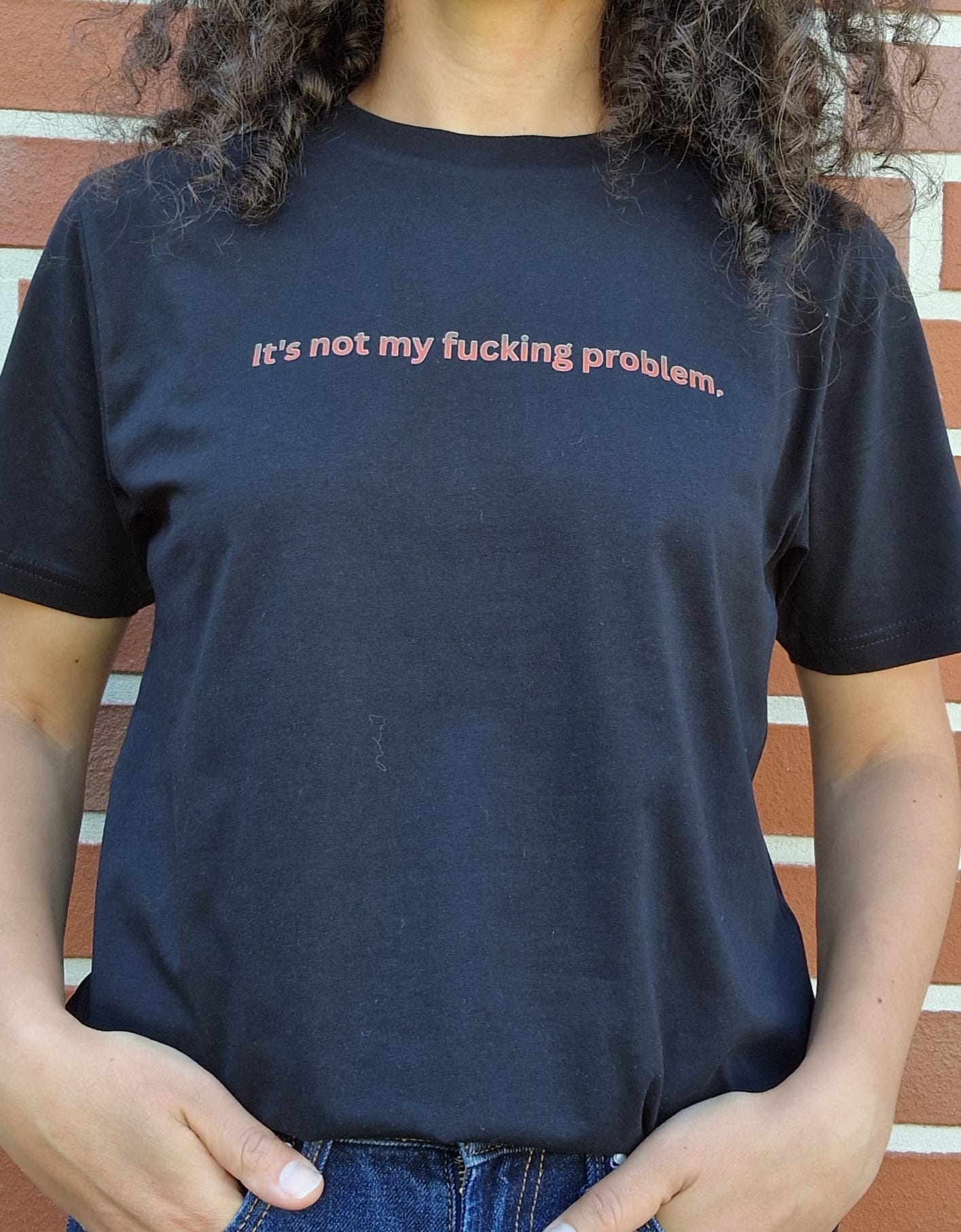 Unisex T-Shirt – Statement Shirt – It's not my f*cking problem