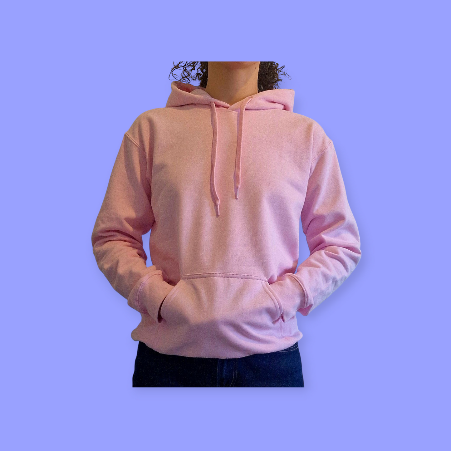 Rosa Hoodie – Design „Bunte Reise“