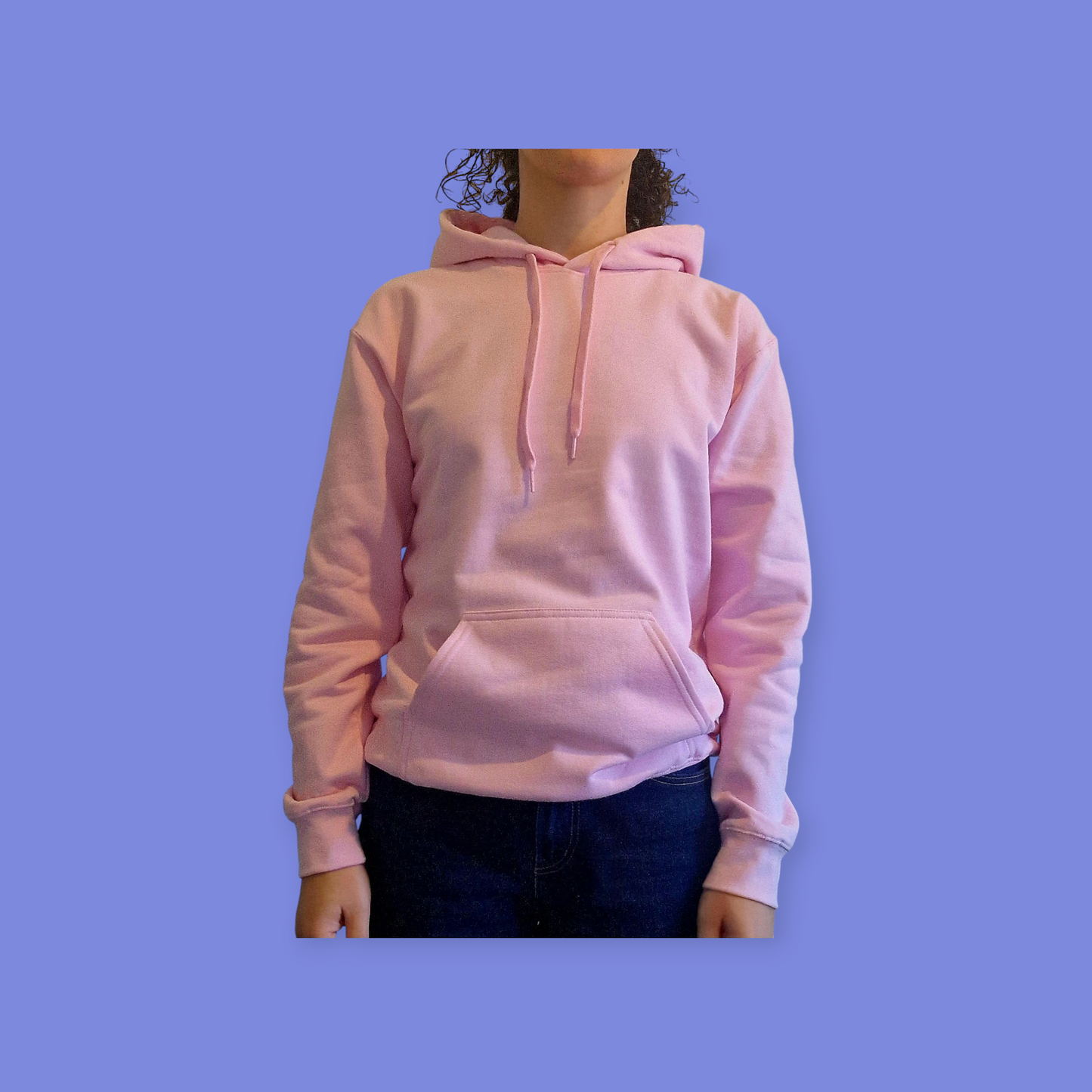 Rosa Hoodie – Design „Bunte Reise“